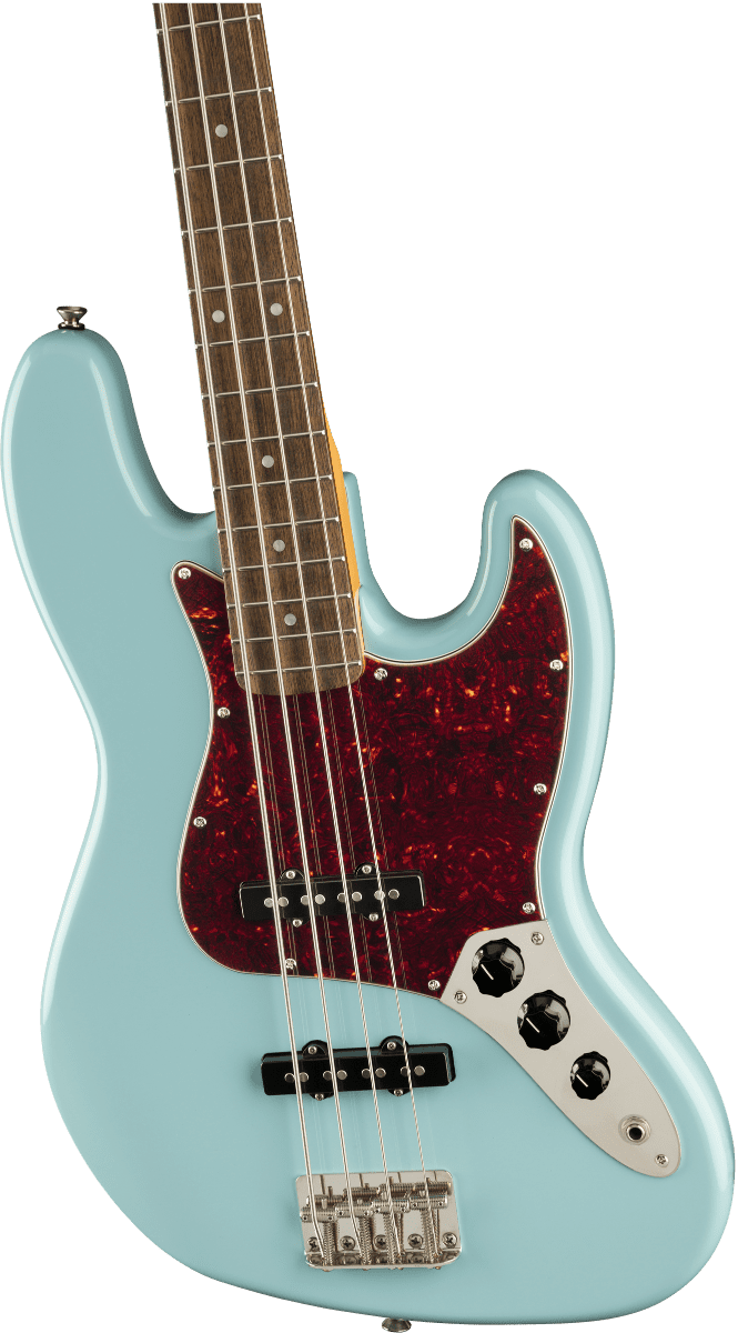 Fender Squier Classic Vibe 60's Jazz Bass - LRL - Daphne Blue - Image 6