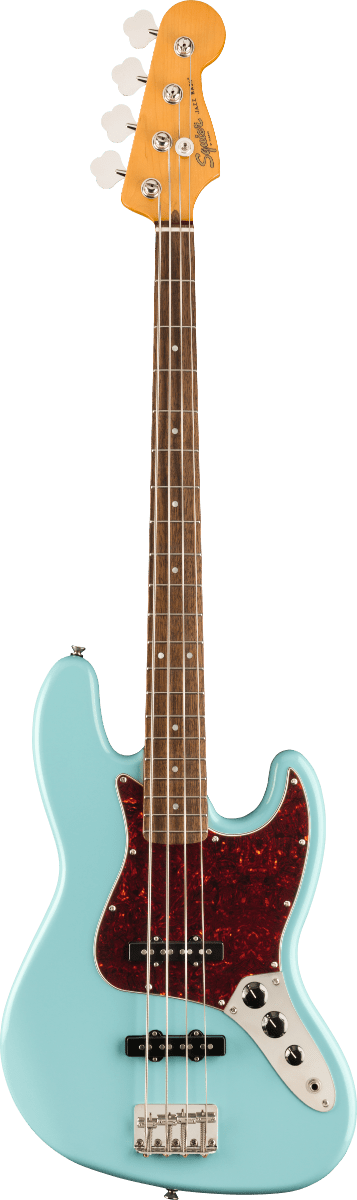 Fender Squier Classic Vibe 60's Jazz Bass - LRL - Daphne Blue - Image 4
