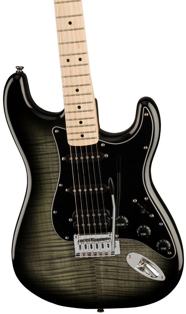 Fender Squier Affinity Stratocaster FMT HSS Black Burst