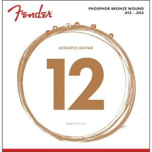 Fender Phosphor Bronze Acoustic Strings Light (.12-.53)