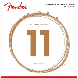 Fender Phosphor Bronze Acoustic Strings Custom Light (.11-.52)