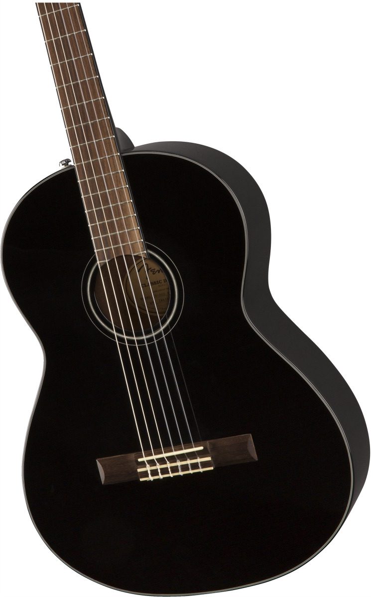 Fender CN-60 Nylon - Black - Image 2