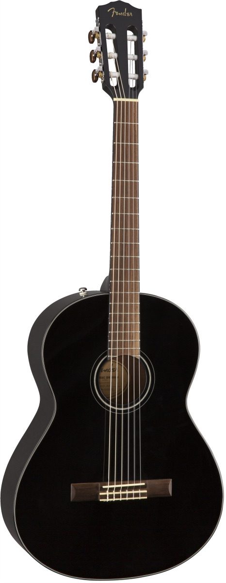 Fender CN-60 Nylon - Black - Image 6