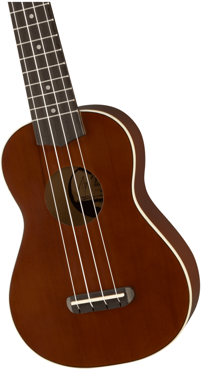 Fender Venice Soprano Ukulele WN Natural promusica.ie