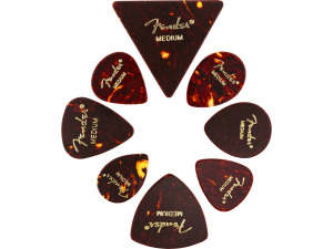 Fender All Shapes Celluloid Pick Medley - 8 Picks