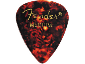 Fender 351 Shape Classic Picks - 12 Pack - Tortoiseshell - Medium