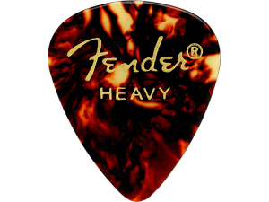 Fender 351 Shape Classic Picks - 12 Pack - Tortoiseshell - Heavy