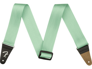 Fender American Pro Seat Belt Strap - Mystic Surf Green