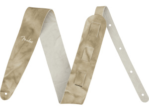 Fender Tie-Dye Leather Strap - Natural