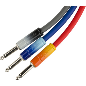 Fender 10' Ombré Instrument Cable - Belair Blue