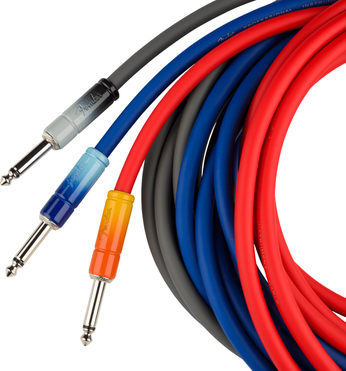 Fender 10' Ombré Instrument Cable - Belair Blue - Image 3