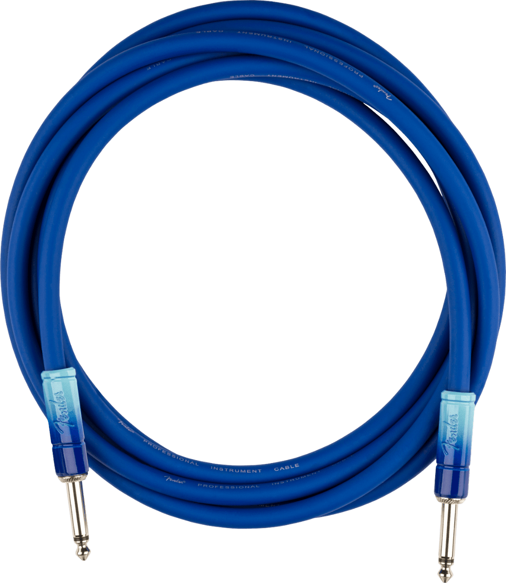 Fender 10' Ombré Instrument Cable - Belair Blue - Image 5