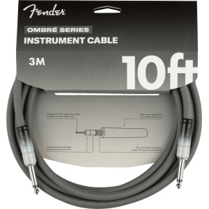 Fender 10' Ombré Instrument Cable - Silver Smoke