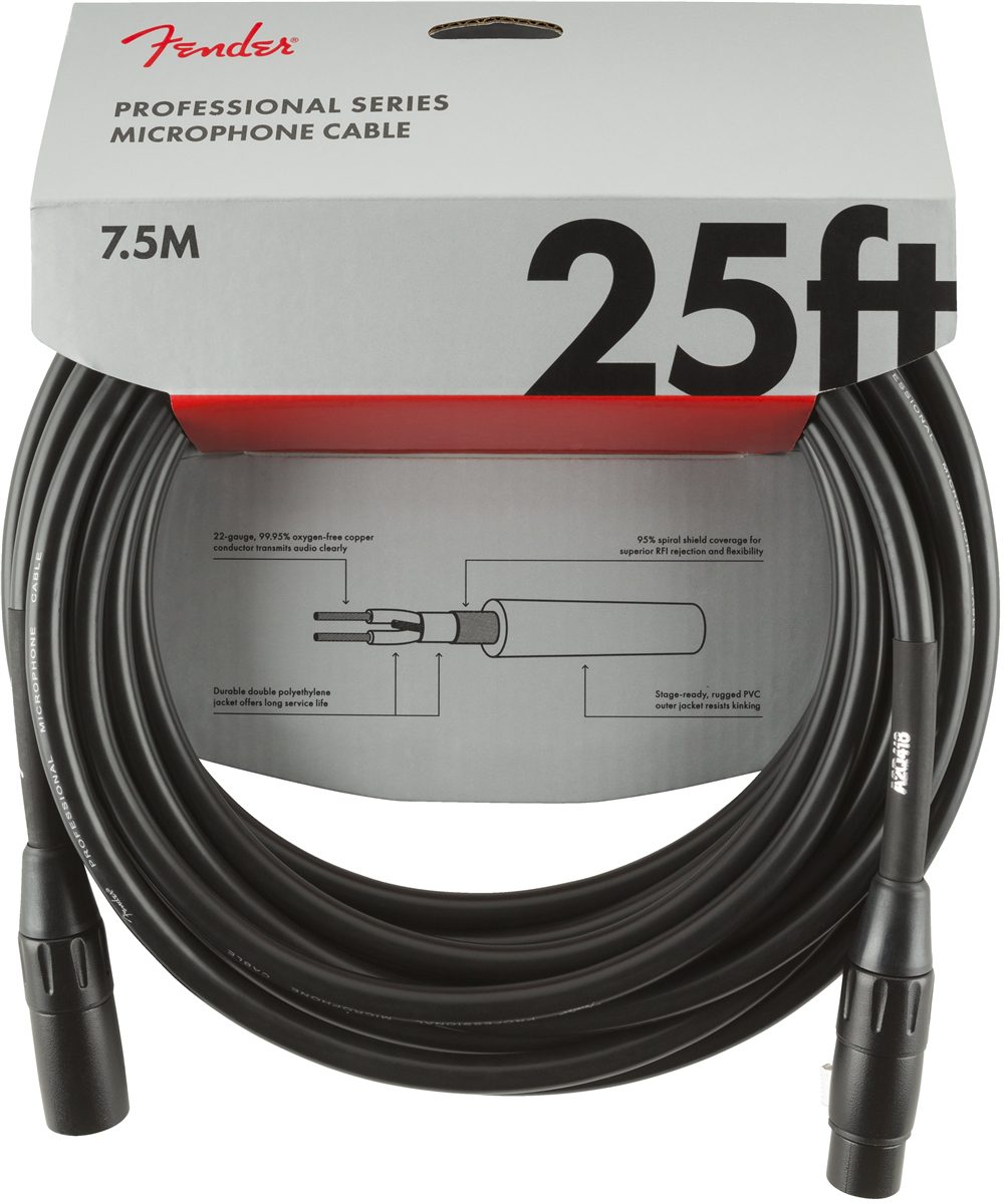 Fender Professional Series 25ft Mic Cable