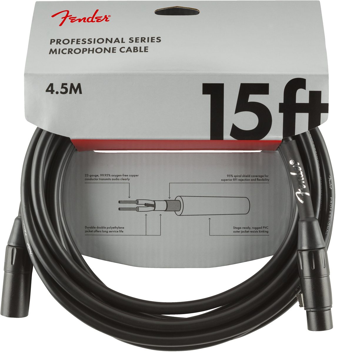 Fender Professional Series 15ft Mic Cable
