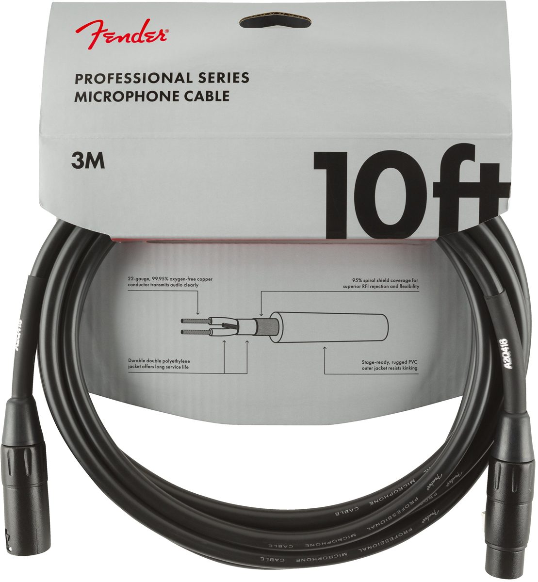 Fender Professional Series 10ft Mic Cable