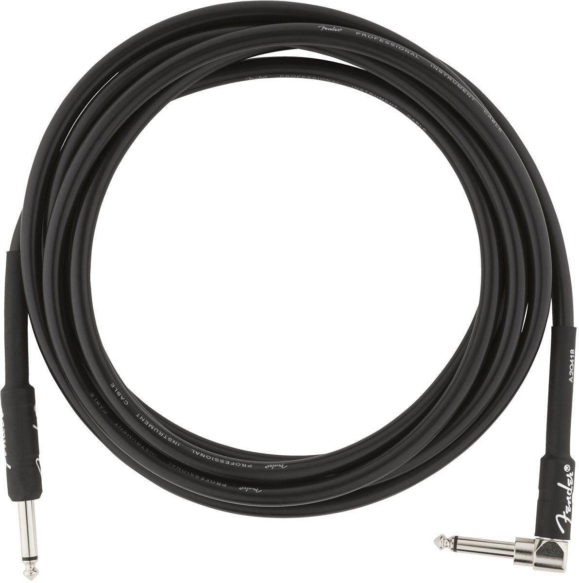 Fender Professional Series 10ft Straight/Angle Jack Instrument Cable - Image 3