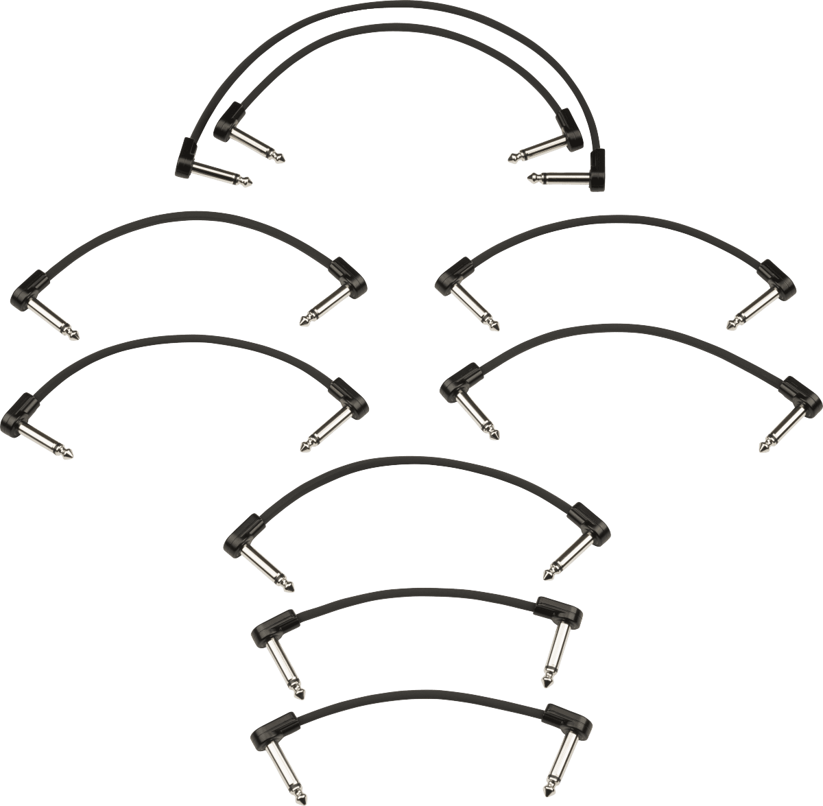 Fender Black Chain Patch Cable Kit - Small