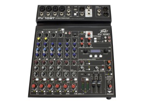 Peavey PV10 BT 10 Channel Compact Mixer with Bluetooth