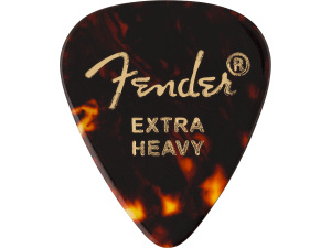 Fender 351 Shape Classic Picks - 12 Pack - Tortoiseshell - Extra Heavy