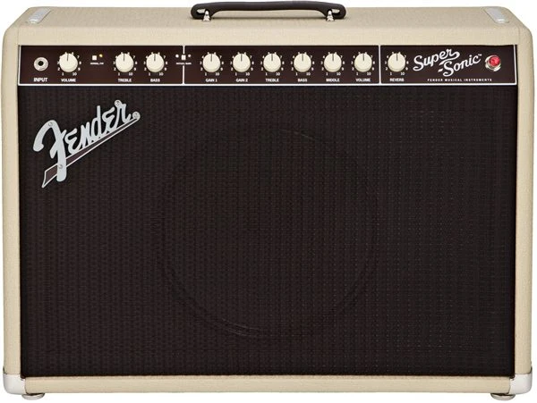 Fender Super-Sonic 22 Combo - Blonde/Oxblood