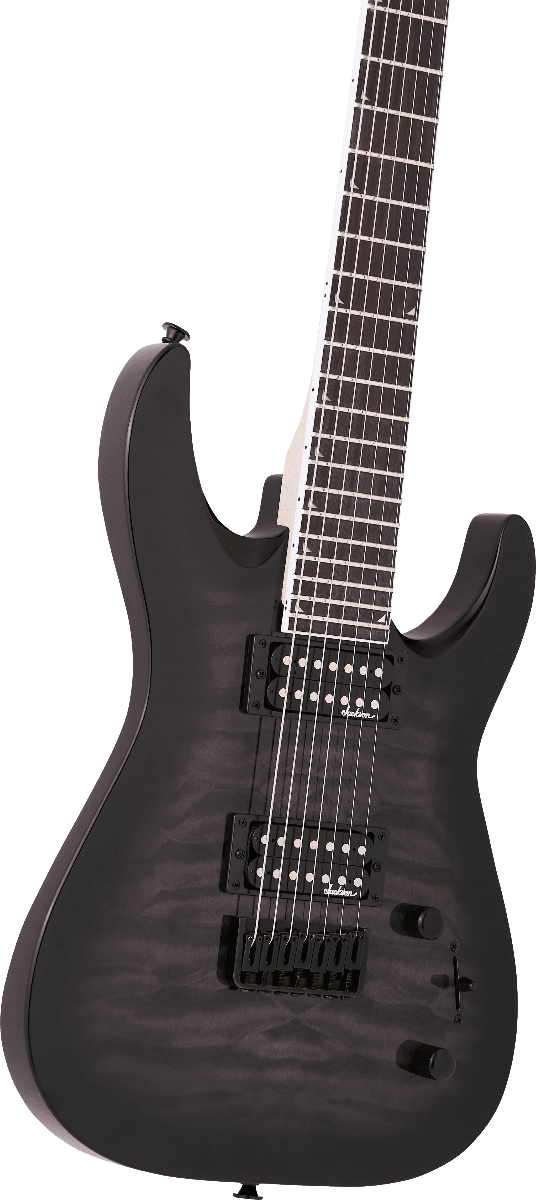 Jackson JS Series Dinky JS22Q-7 DKA HT - Trans Black Burst - Image 4