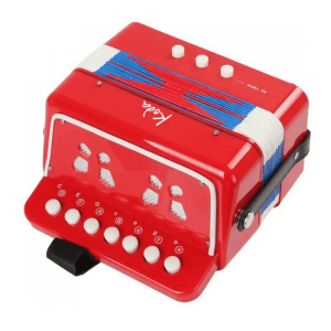 Koda 7 Button Childrens Accordion HC103A-Red