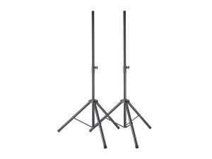 Stagg SPS-0620 Metal speaker stand pair with folding legs w/Carrying Case