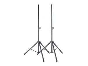 Stagg SPS-0620 Metal speaker stand pair with folding legs w/Carrying Case