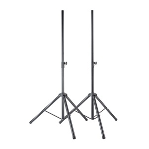 Stagg SPS-0620 Metal speaker stand pair with folding legs w/Carrying Case