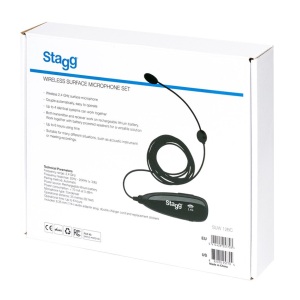 Stagg SUW 12BC Wireless surface microphone set w/transmitter + receiver