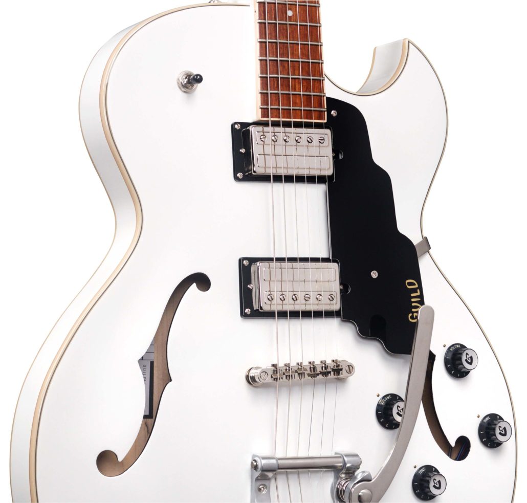 Guild Starfire I SC w/Vibrato - Snowcrest White - Image 3
