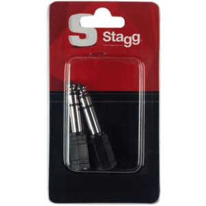 Stagg 2x Female stereo mini jack / male stereo phone-plug adaptors