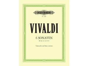 Vivaldi - 6 Sonatas for Cello and Continuo RV 40/41/43/45–47; Cont. Realized for Harpsichord/Piano