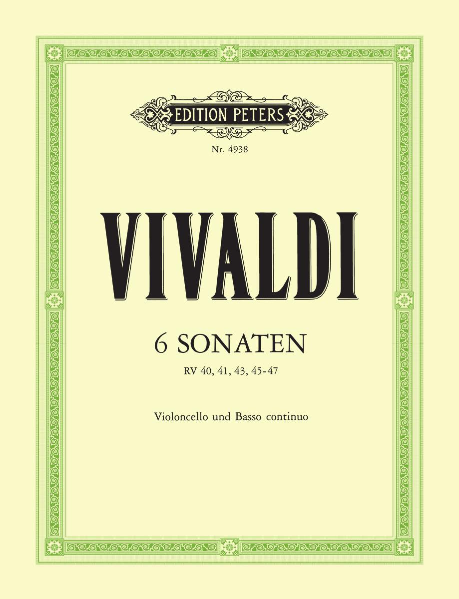 Vivaldi - 6 Sonatas For Cello And Continuo RV 40/41/43/45–47; Cont ...