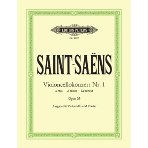 Saint-Saens Concerto for Cello No. 1 in A minor, Op. 33