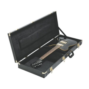 On Stage Oblong Hardshell Electric Guitar Case - Black GCE6000B