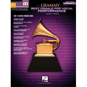 Pro Vocal Women's Edition Volume 57: The Grammy Awards Best Female Pop Vocal Performace 1990-1999 - CD Included