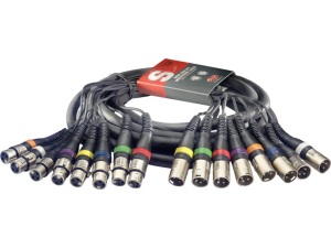 STAGG 5M Multicore 8 XLR Male - 8 XLR Female