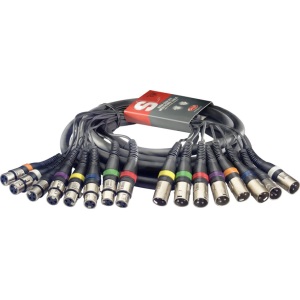 STAGG 5M Multicore 8 XLR Male - 8 XLR Female