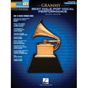 Pro Vocal Men's Edition Volume 60: The Grammy Awards Best Male Performance 2000-2009 - CDs Included