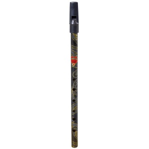 Generation Flageolet Boho Tin Whistle - D - Paisley Black