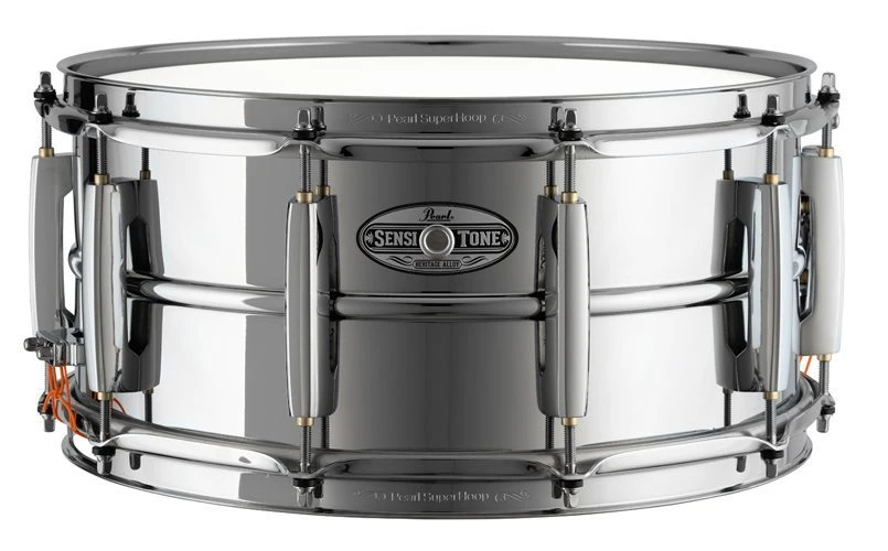Pearl Sensitone Heritage Steel 14 x 6.5 - STH1465S - Image 2