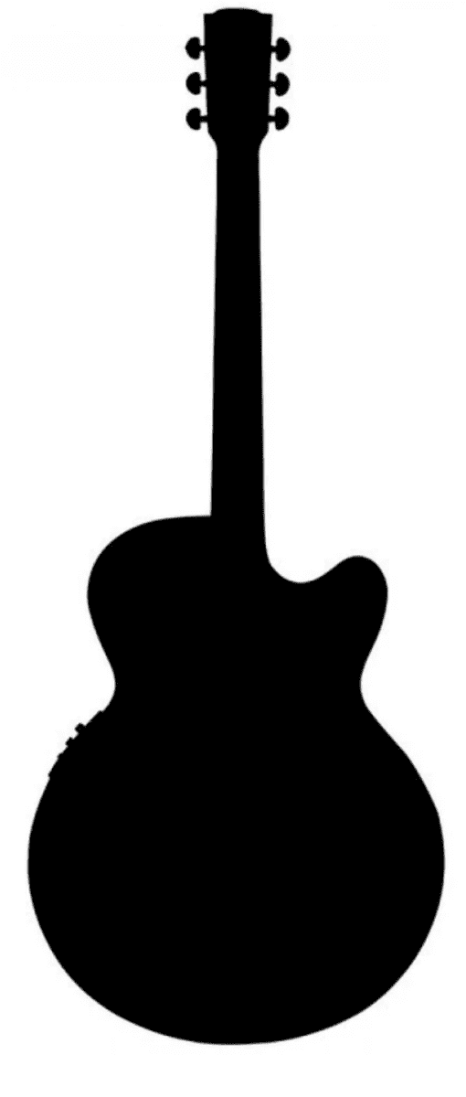 Kinsman CSJ8 Regular Hardshell Super Jumbo Guitar Case, Black