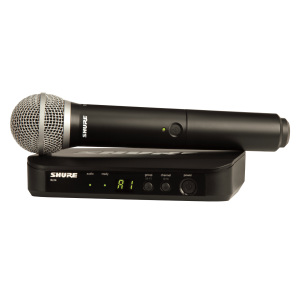 Shure BLX24/PG58-K3E Wireless Vocal System w/PG58