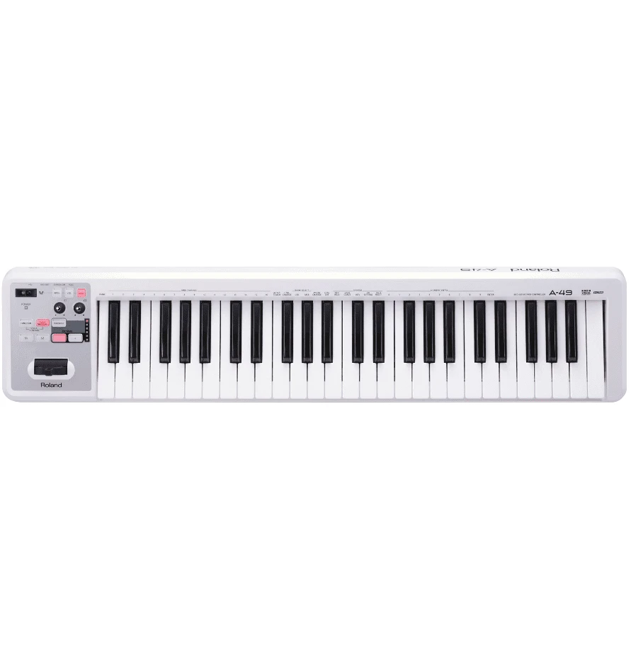 Roland A-49 USB/MIDI Keyboard Controller - White