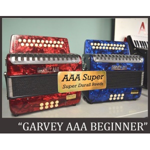 Garvey AAA Super Beginner Button Accordion - Blue