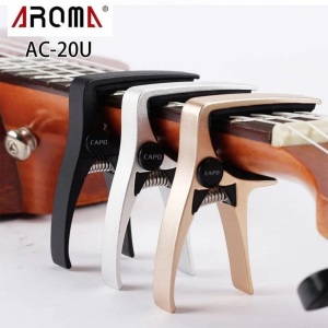 Aroma AC20UBK Ukulele Capo - Black