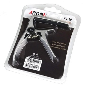 Aroma AC20 Guitar Capo - Silver