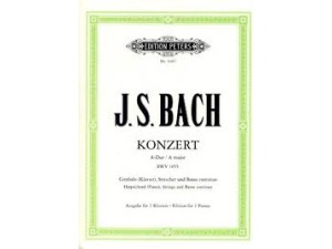 J. S. Bach Concerto in A major for two pianos